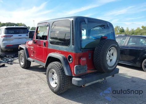 1999 Jeep Wrangler Sport z USA, uszkodzony, nr VIN 1J4FY19S9XP481181